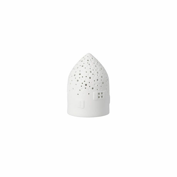 Maison LED en porcelaine blanche  Winter House de Räder