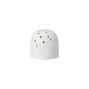 Maison LED en porcelaine blanche  Winter House de Räder