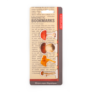 Marque-pages magnétiques fantaisie champignons Kikkerland – accessoires pour amoureux de lecture
