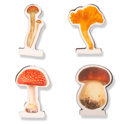 Marque-pages magnétiques fantaisie champignons Kikkerland – accessoires pour amoureux de lecture