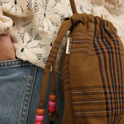 Mini Sac Billie - Tartan - Rose in April