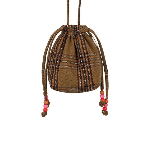 Mini Sac Billie - Tartan - Rose in April