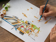 Peinture au numéro Kyoto La Petite Epicerie - La Boite à Bonheur