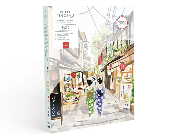 Peinture au numéro Kyoto La Petite Epicerie - La Boite à Bonheur
