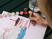 peinture au numéro Mont Fuji La Petite Epicerie - La Boite à Bonheur