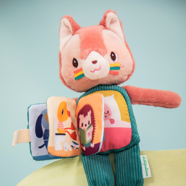 Peluche Livre Jeanne le Chat - Lilliputiens