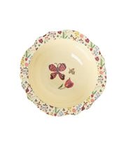 Petit Bol Vintage en Mélamine Motif Fleuri & Papillon - Nathalie Lété x RICE