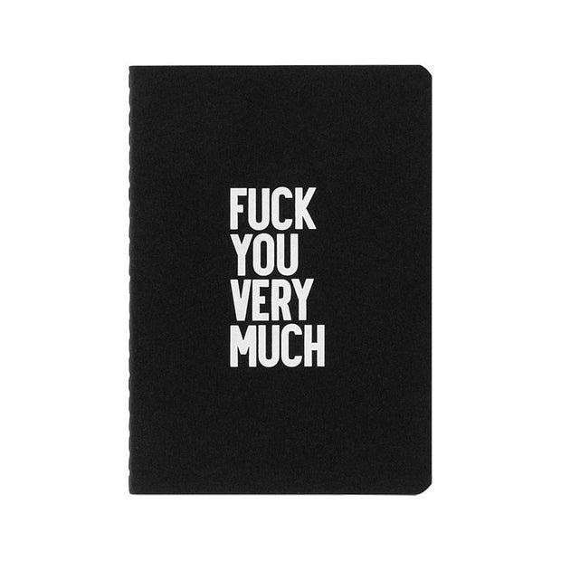 Carnet Message Fuck You Very Much - Derrière La Porte - La Boite à Bonheur