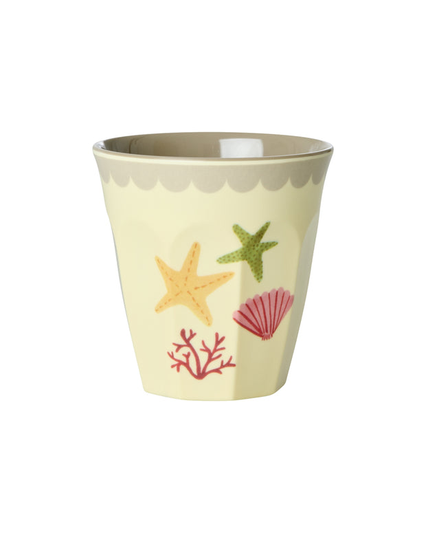 Petit Gobelet Mélamine Motif Océan Rose - RICE - La Boite à Bonheur