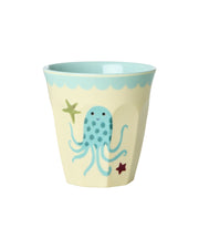 Petit Gobelet Mélamine Motif Océan Bleu - RICE - La Boite à Bonheur
