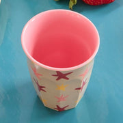 Petit Gobelet Mélamine Motif Océan Rose - RICE - La Boite à Bonheur
