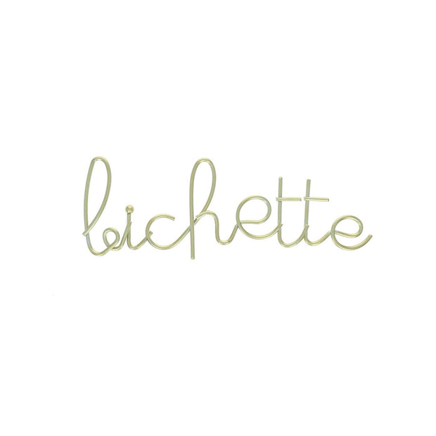 mot métal bichette - le petit souk - La Boite à Bonheur Bayeux