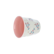 petit gobelet en mélamine motif fleuri intérieur rose cueillette Pause Goûter - Le Petit Souk