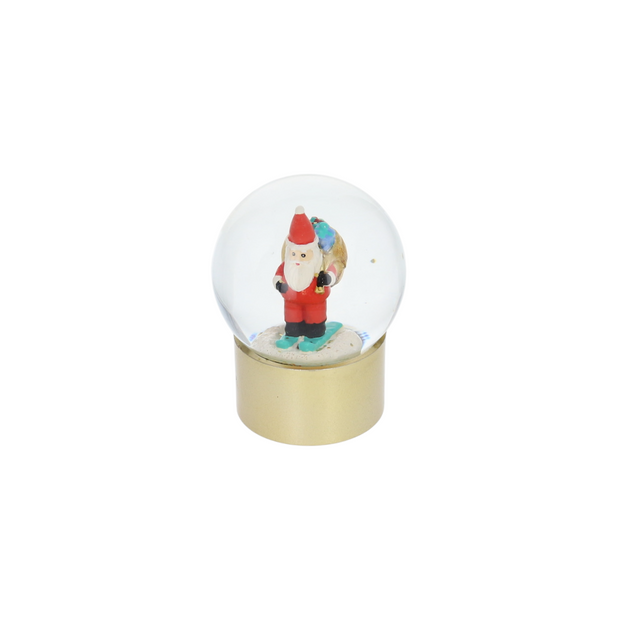 Petite boule à neige Père Noël et sa Hotte – Esprit de Noël Le Petit Souk