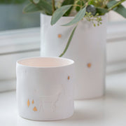 photophore en porcelaine cerfs - rader design - La Boite à Bonheur