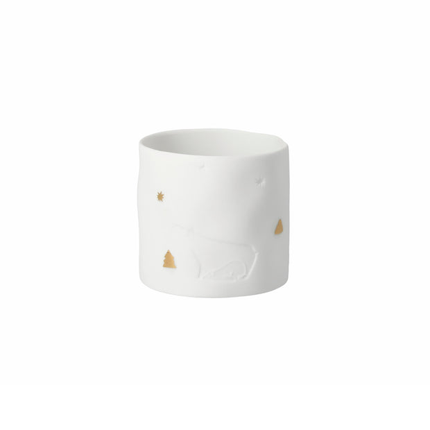 photophore en porcelaine ours polaire - rader design - La Boite à Bonheur