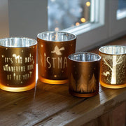 Photophore Noël en Verre Doré – Räder Design Stories | Collection Noël