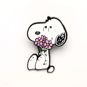 Pin's Snoopy Fleurs Magpie x peanuts - La Boite à Bonheur 
