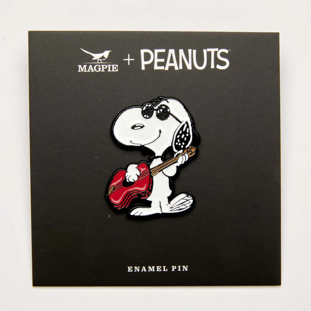 Pin's Snoopy Rock Star Magpie x peanuts - La Boite à Bonheur 