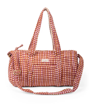 Sac Week-End Vichy - Tara Camel - Bindi Atelier