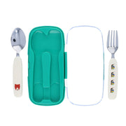 Set de Couverts avec Etui – Animaux de la Forêt - Pause Goûter - Le Petit Souk