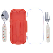 Set de Couverts avec Etui – Petite Poulette - Pause Goûter - Le Petit Souk
