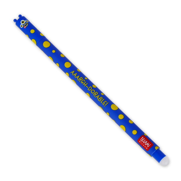 stylo effacable bleu monstre legami - La Boite à Bonheur