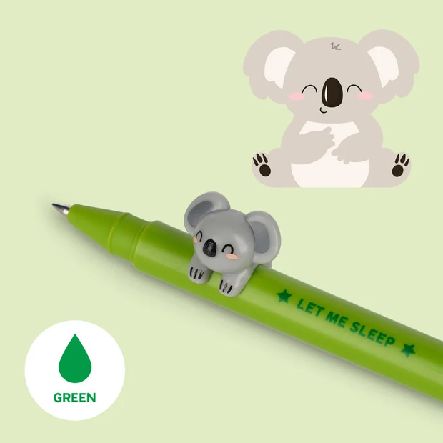 stylo-koala-encre-vert-legami-la-boite-à-bonheur