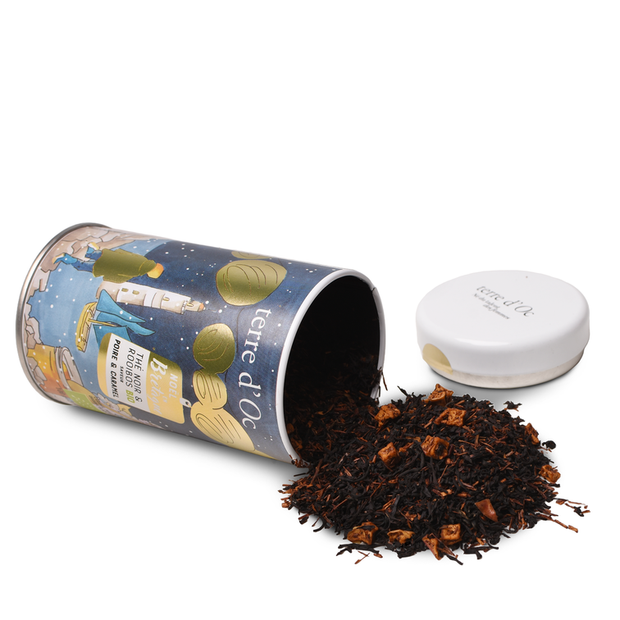 Thé Noir et Rooibos Bio poire caramel - Noël en Bretagne - Terre d'Oc - La Boite à Bonheur