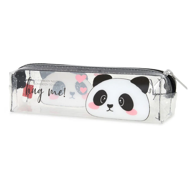 trousse transparente panda legami - la boite à bonheur