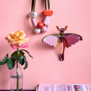 Décoration Murale Papillon Comète Rose - La Boite à Bonheur 