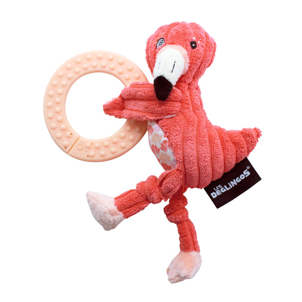 Anneau de Dentition Flamant Rose "Flamingos" - La Boite à Bonheur 