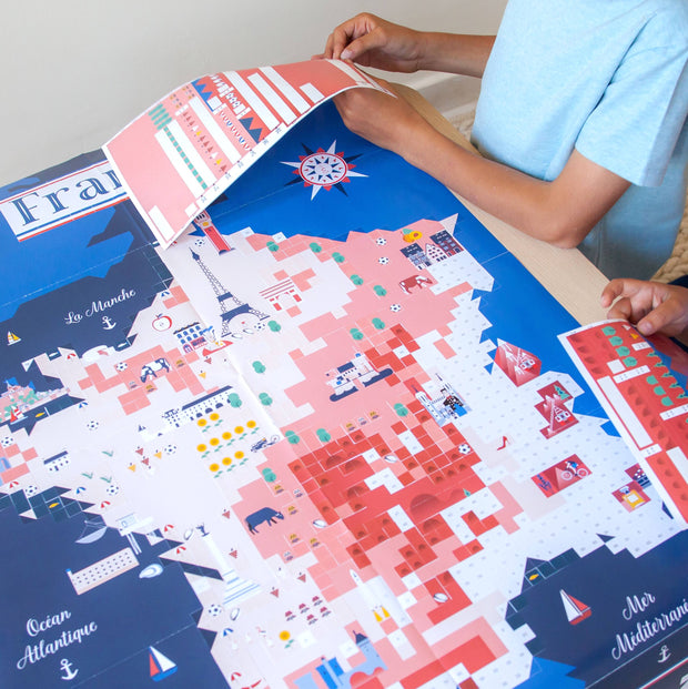 Poster Stickers France Poppik - La Boite à Bonheur 