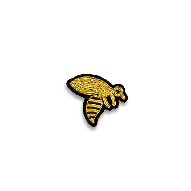 broche brodée macon lesquoy abeille
