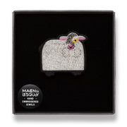Broche Brodée Mouton de Jersey Macon Lesquoy - La Boite à Bonheur
