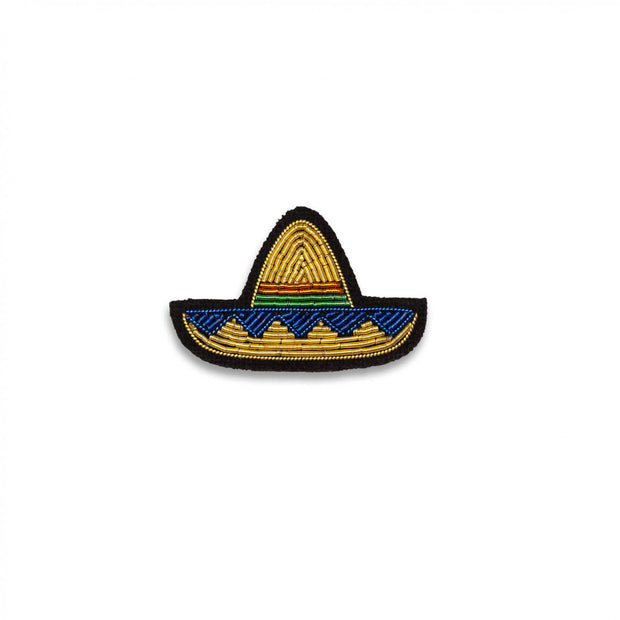 broche brodée macon lesquoy chapeau mexicain casa azul