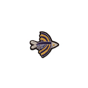 broche brodée macon lesquoy poisson volant - La Boite à Bonheur