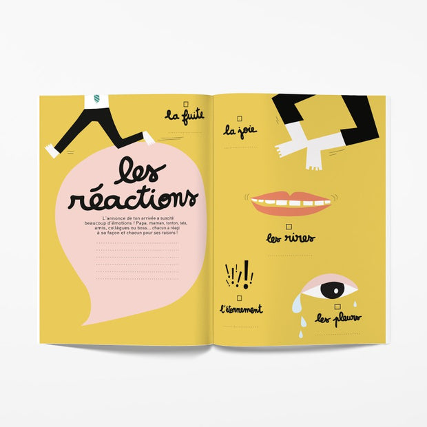cahier de grossesse 9 mois à t'attendre minus éditions