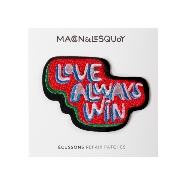 Ecusson "Love Always Win" - La Boite à Bonheur 