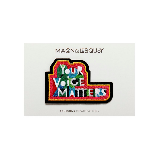 Ecusson "Your Voices Matters" - La Boite à Bonheur 
