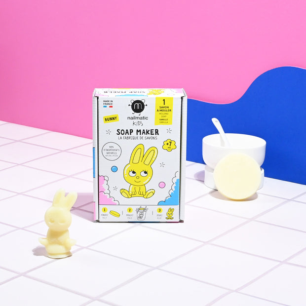 kit diy bunny pour fabriquer un savon en forme de lapin Nailmatic - La Boite à Bonheur