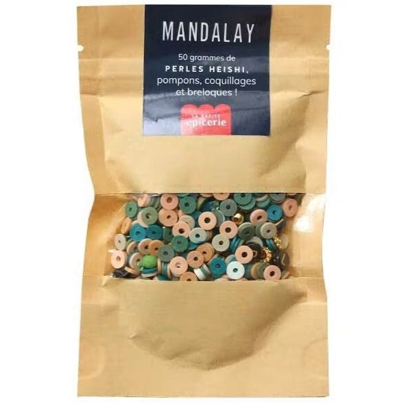 Mélange de perles Heishi Mandalay - La Petite Epicerie - La Boite à Bonheur