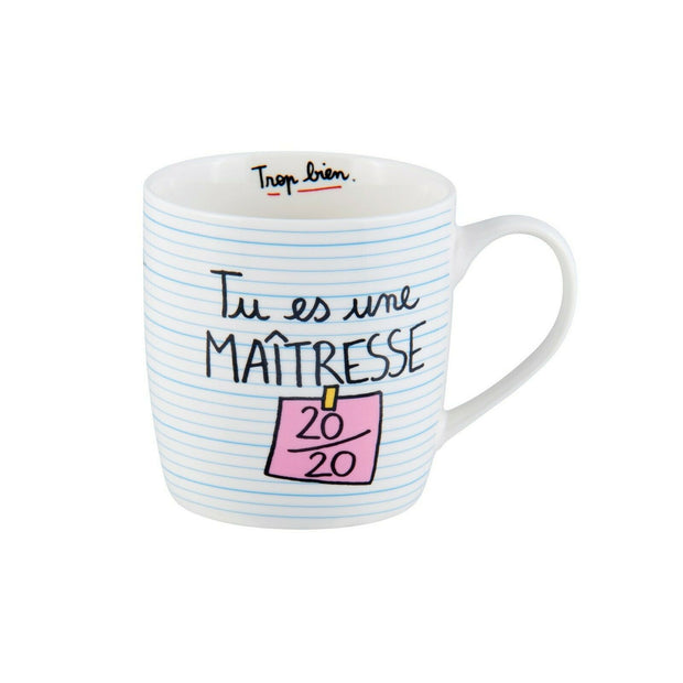 Mug "Tu es une Maîtresse 20/20" - La Boite à Bonheur 