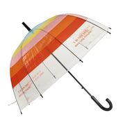 parapluie transparent arc-en-ciel DLP