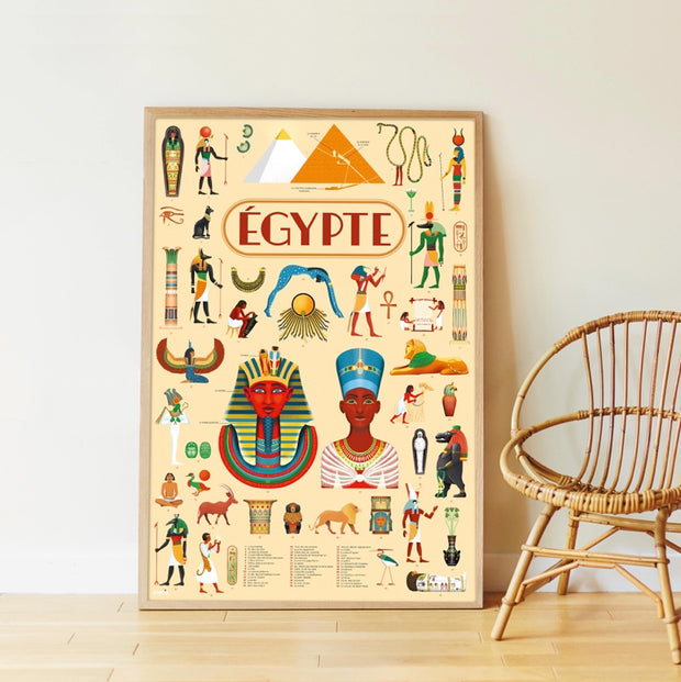 poster stickers POPPIK egypte antique - La Boite à Bonheur