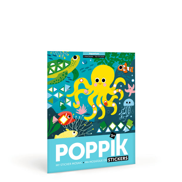 Poster Stickers "Aquarium" Poppik - La Boite à Bonheur 
