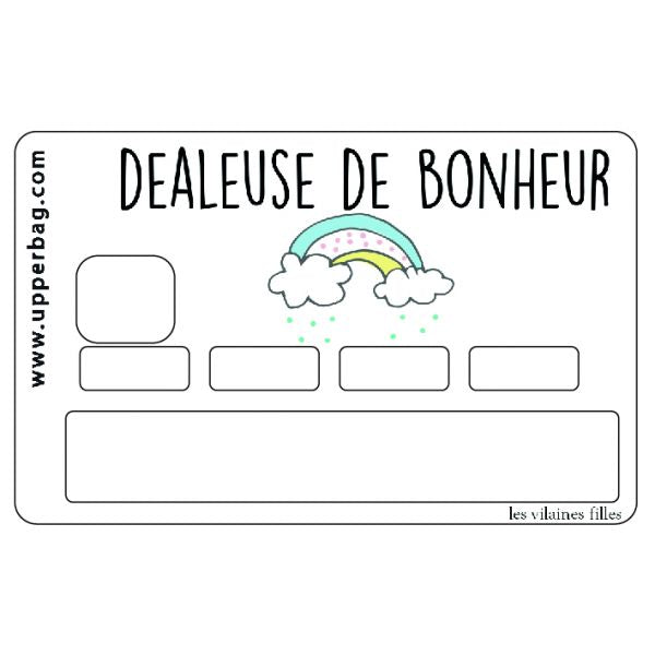 Sticker de Carte Bleue "Dealeuse de Bonheur" - La Boite à Bonheur 