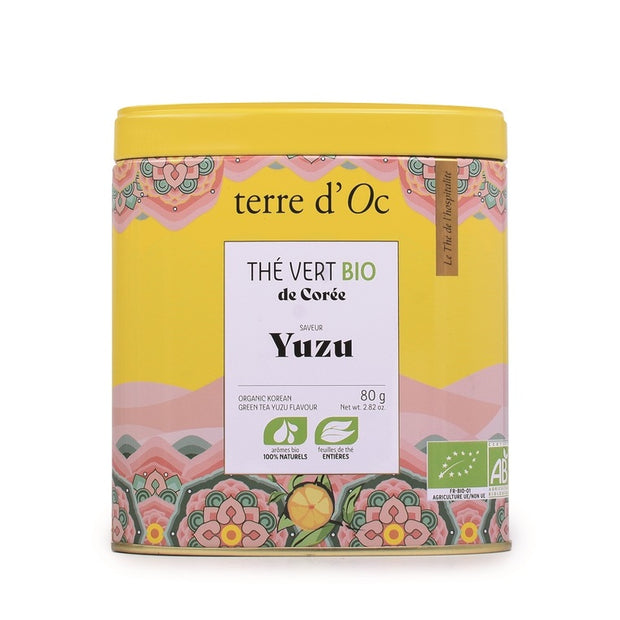 thé vert bio de corée citron yuzu Terre d'Oc - La Boite à Bonheur