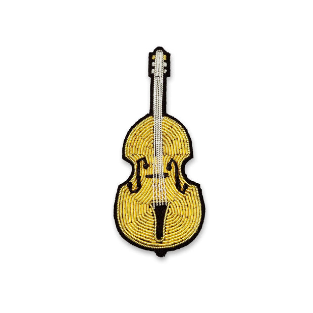 broche brodée violoncelle macon lesquoy